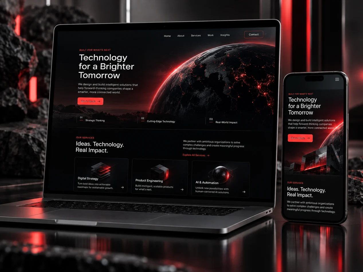 Illustrative visual concept for Corporate Digital Experience